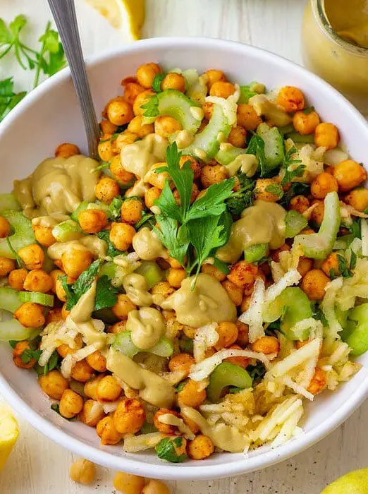 Apple Chickpea Salad