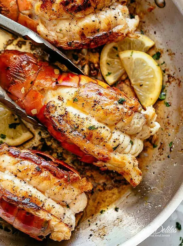 Butter Seared Lobster Tails