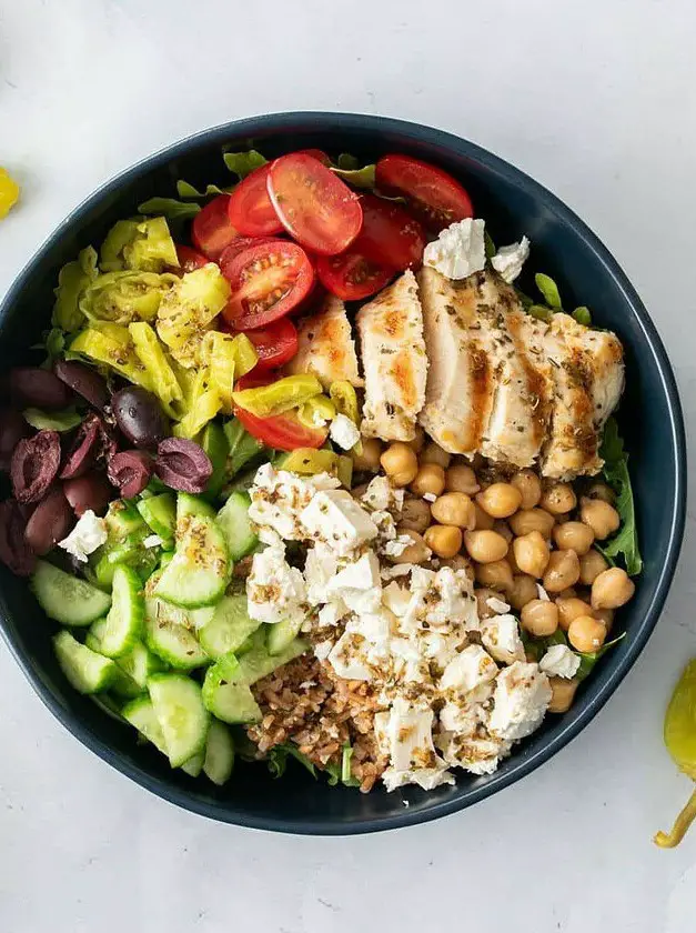 Mediterranean Grain Bowl for One