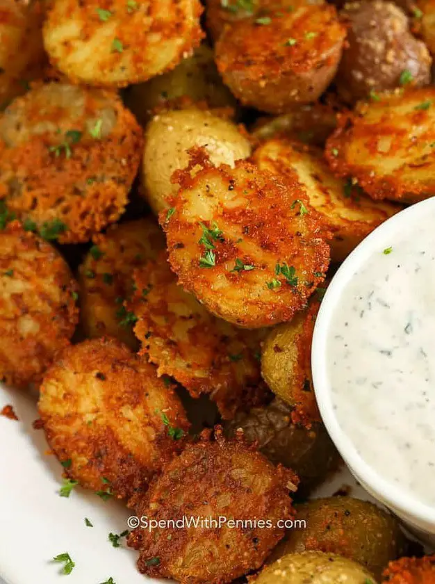 Crispy Parmesan Potatoes