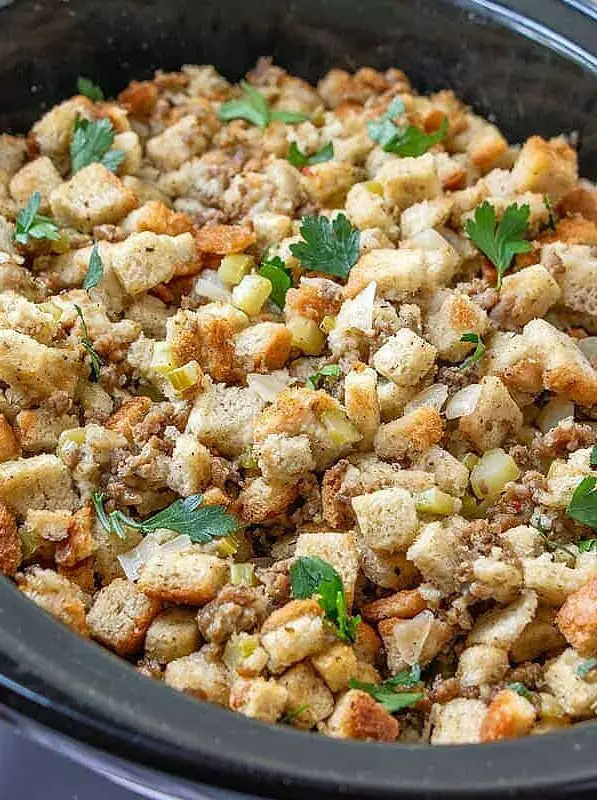 Crock Pot Stuffing