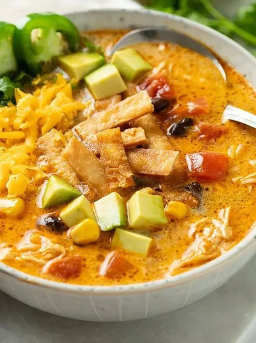 Creamy Chicken Tortilla Soup