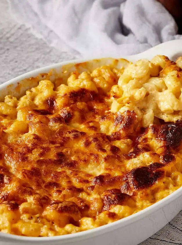 Baked Macaroni & Cheese with Cottage Cheese