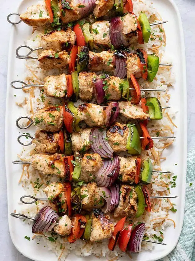 Grilled Chicken Kabobs