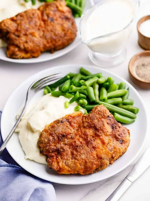 Air Fryer Chicken-Fried Steak