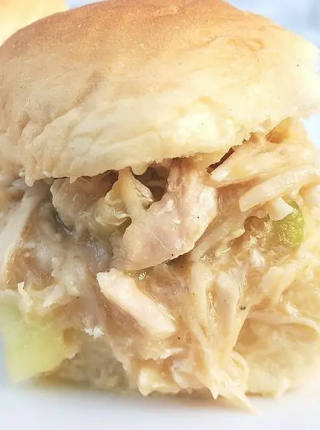 Hot Shredded Chicken Sandwiches