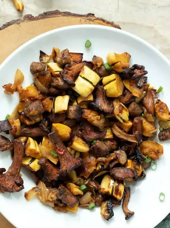 Maple Miso Chanterelle Roast