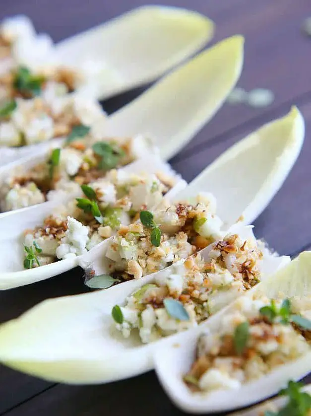 Endive with Pear and Blue Cheese