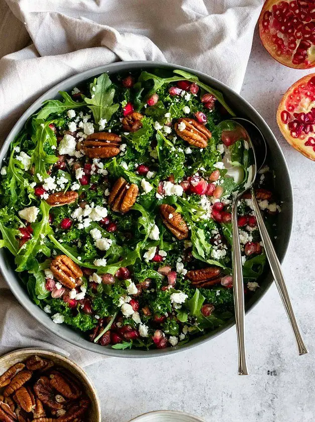 Pomegranate Kale Salad