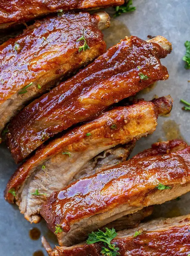 Easy Oven Baked BBQ Pork Ribs