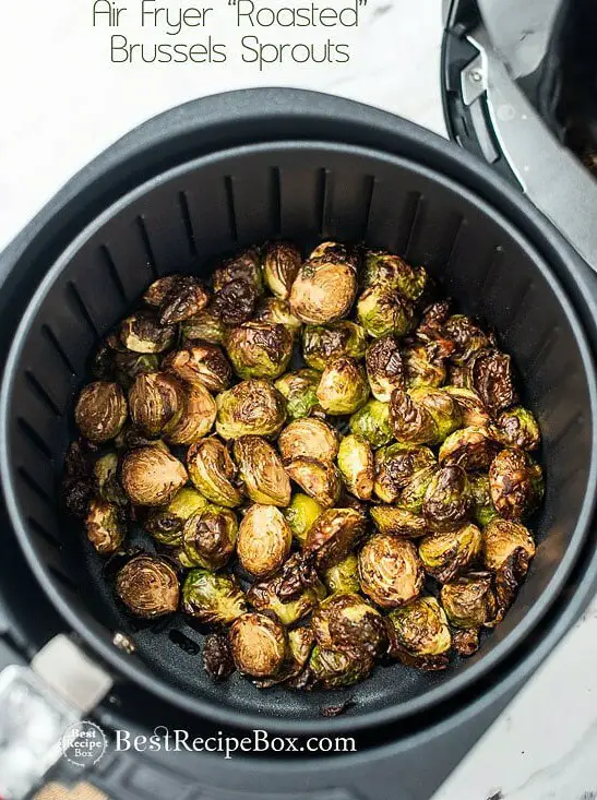 Crispy Air Fryer Roasted Brussels Sprouts