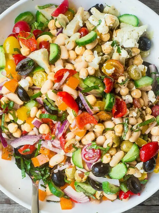 Mediterranean Bean Salad