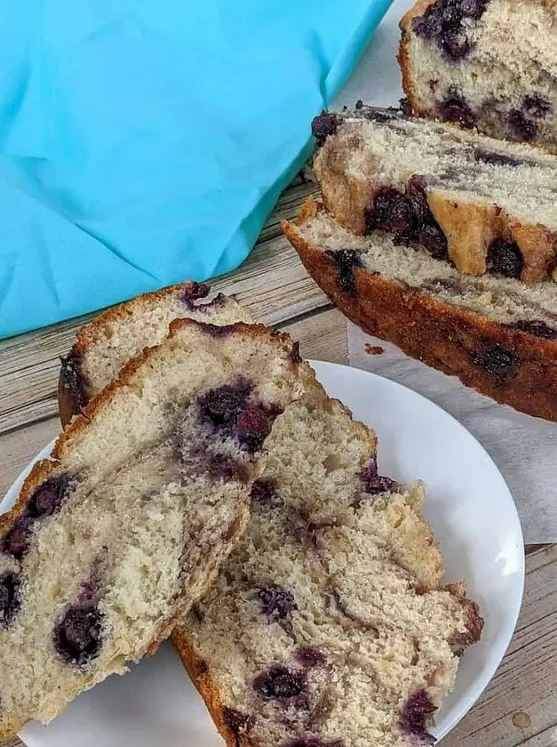 Dutch Oven Blueberry Bread