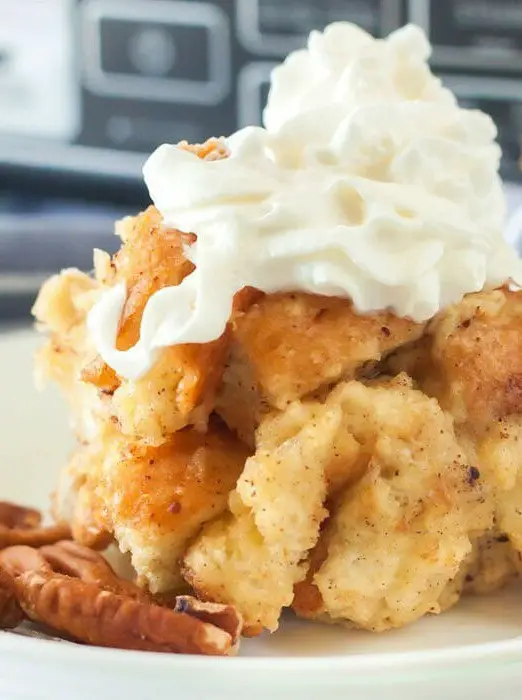 Slow Cooker Bread Pudding