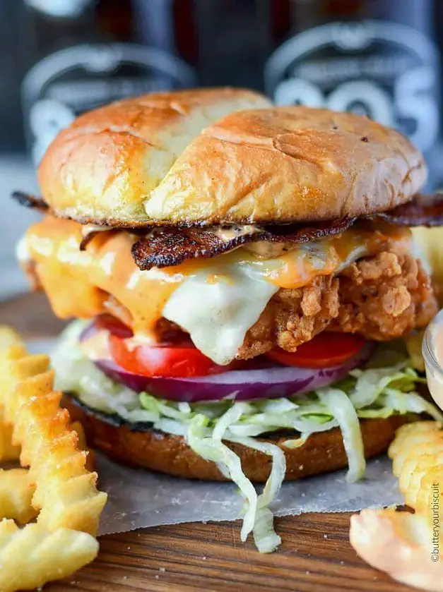 Spicy Buttermilk Crispy Chicken Sandwich