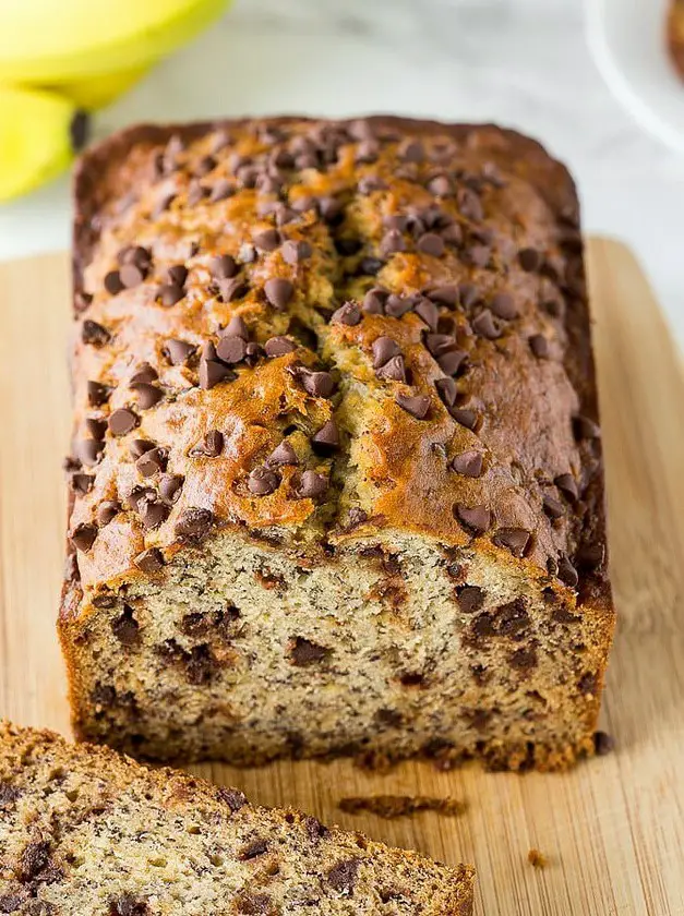 One Bowl Chocolate Chip Banana Bread