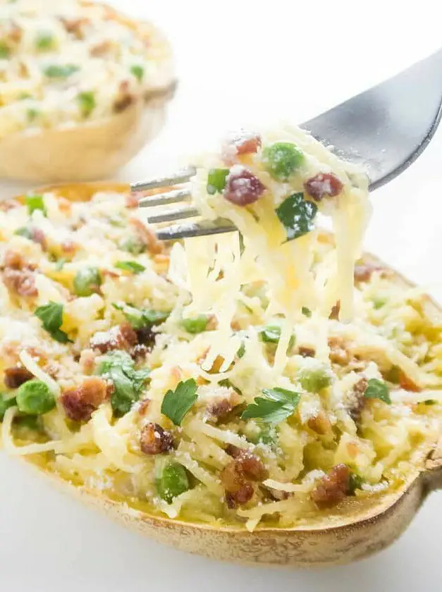 Spaghetti Squash Carbonara