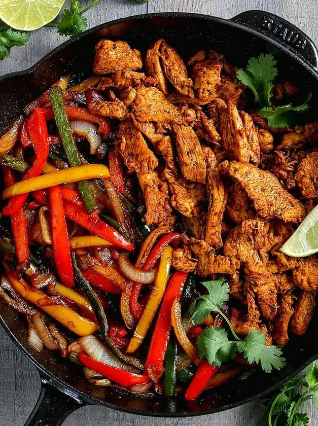 Chicken Poblano Fajitas