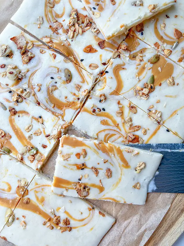 PB Cottage Cheese Bark