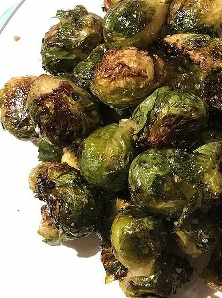 Roasted Brussels Sprouts with Maple Syrup and Soy Sauce