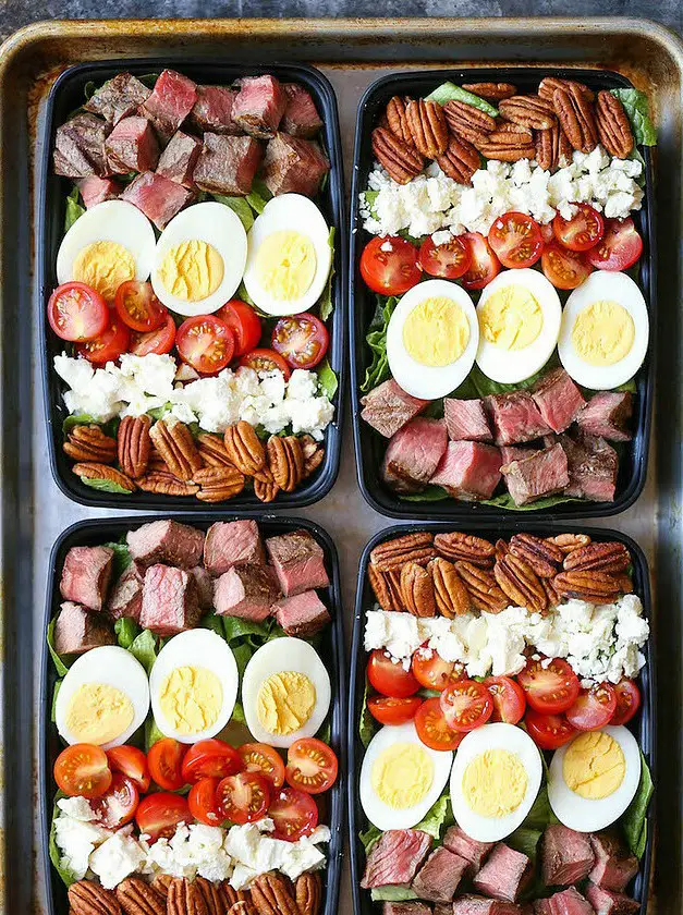 Steak Cobb Salad Meal Prep