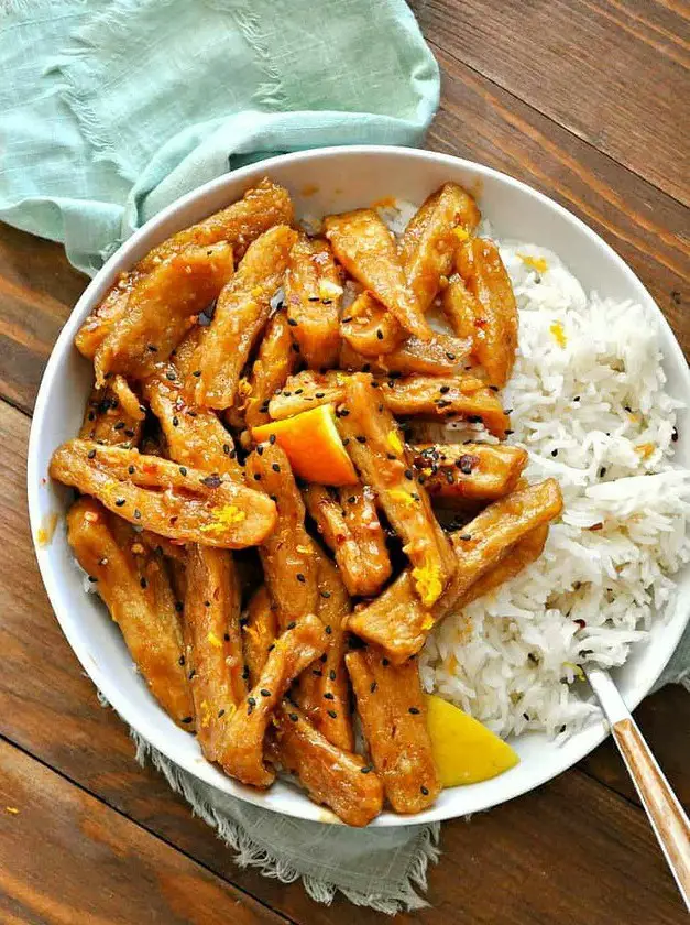 Vegan Crispy Citrus Soy Curls