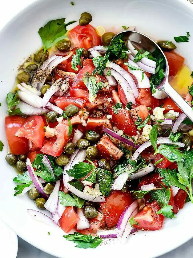 Mediterranean Tomato Salad