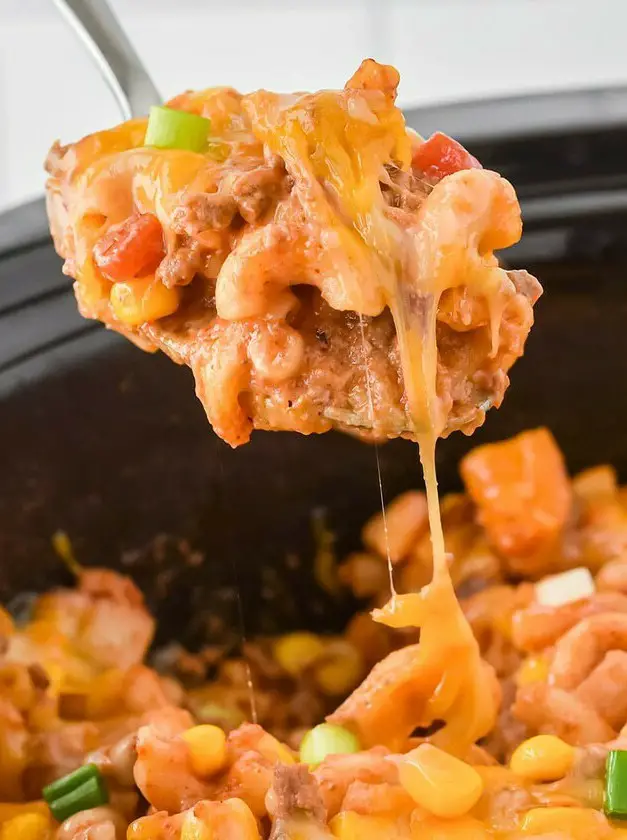 Crockpot Ground Beef Casserole