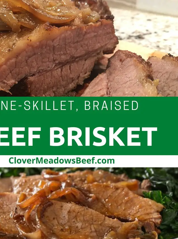 One-Skillet Braised Beef Brisket in Oven