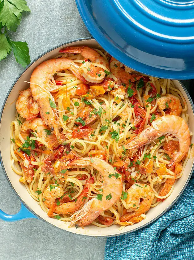 Prawn Linguine