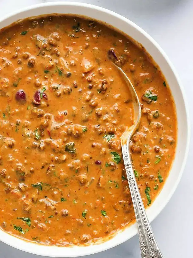 Instant Pot Dal Makhani with Brown Rice