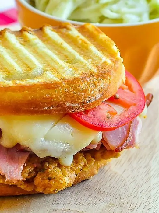 Fried Chicken Club Sandwich Panini