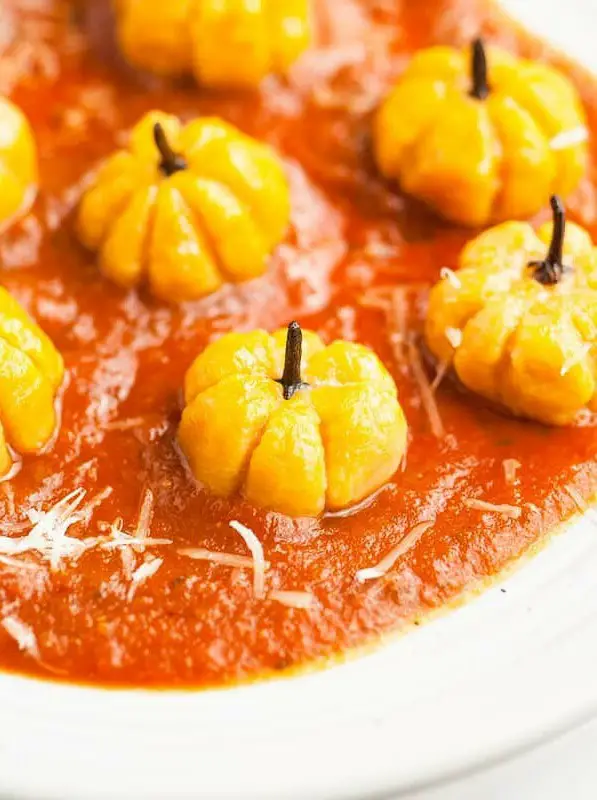 Pumpkin Shaped Gnocchi