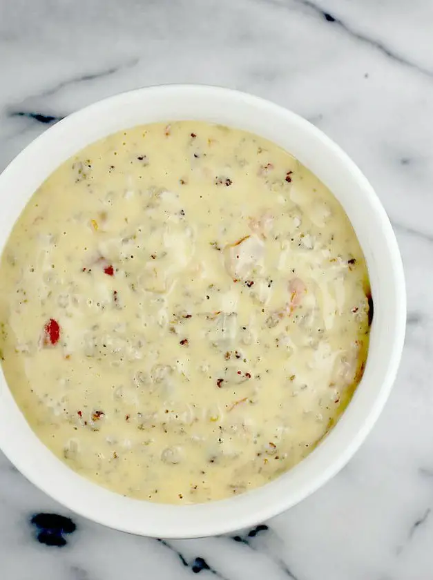 Classic Velveeta Rotel Dip with Sausage