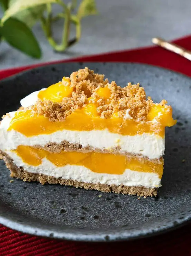 No-Bake Mango Cream Pie