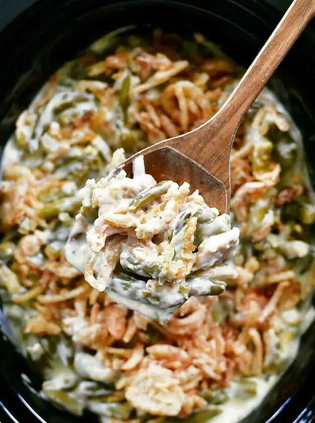 Slow Cooker Green Bean Casserole