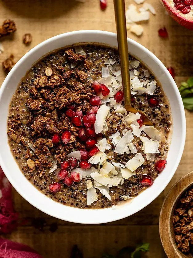 Winter Quinoa Breakfast Bowl