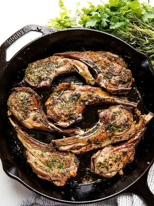 Garlic Herb Lamb Chops