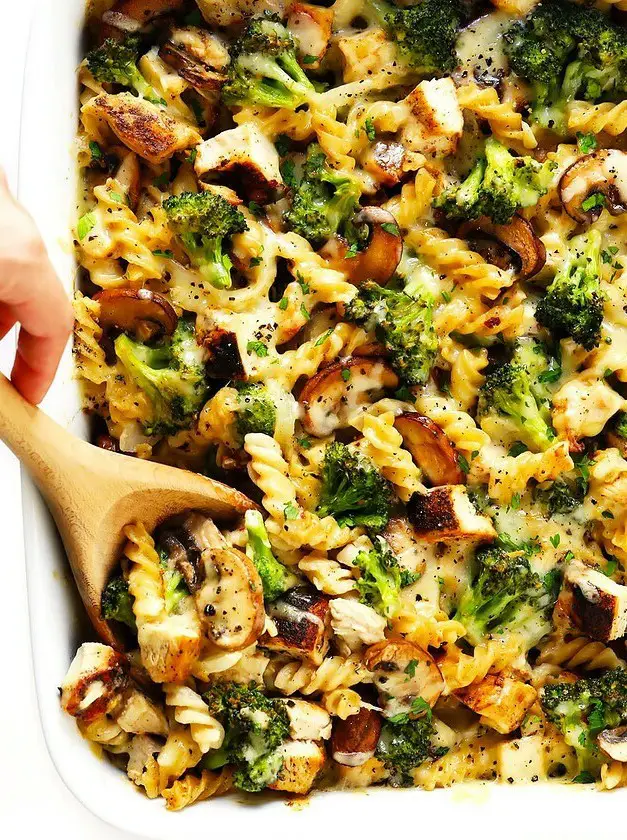 Healthier Broccoli Chicken Casserole