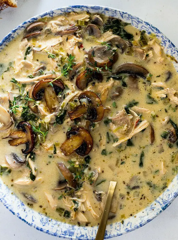 Rotisserie Chicken Mushroom Soup