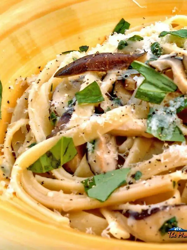 Zesty Shiitake Mushroom Pasta