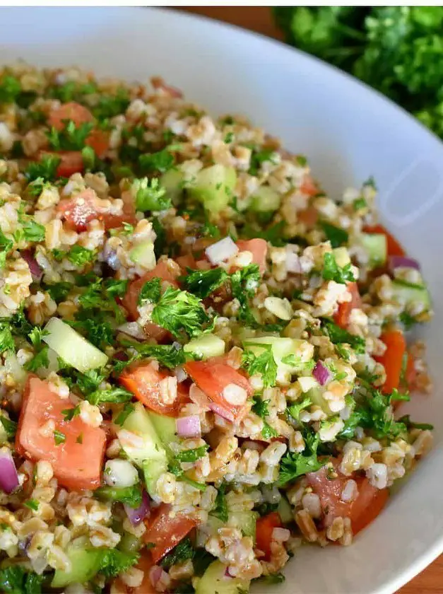 Farro Tabbouleh Salad