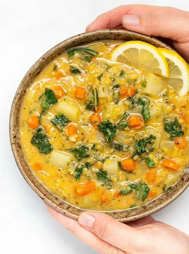 Red Lentil Soup with Lemon