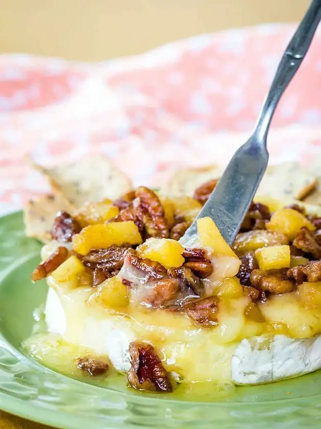 Pineapple Pecan Baked Brie