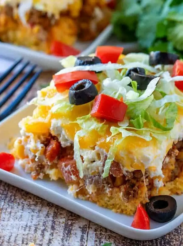 Cornbread Taco Bake