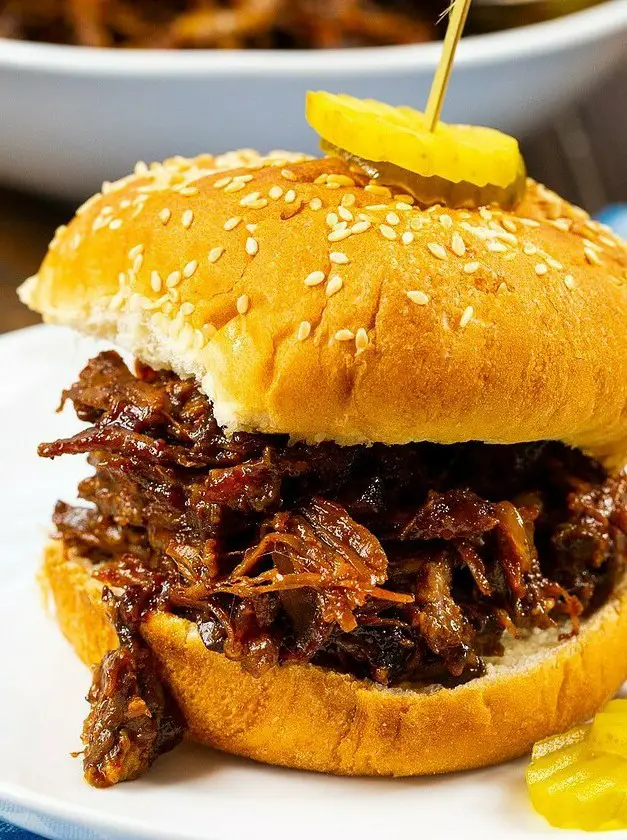 Shredded Barbecued Beef