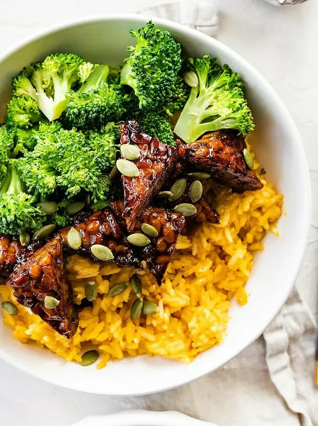 Maple Balsamic Tempeh Bowls