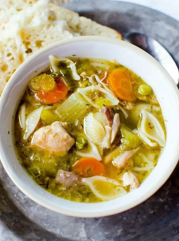 Crockpot Chicken Noodle Soup with Rotisserie Chicken