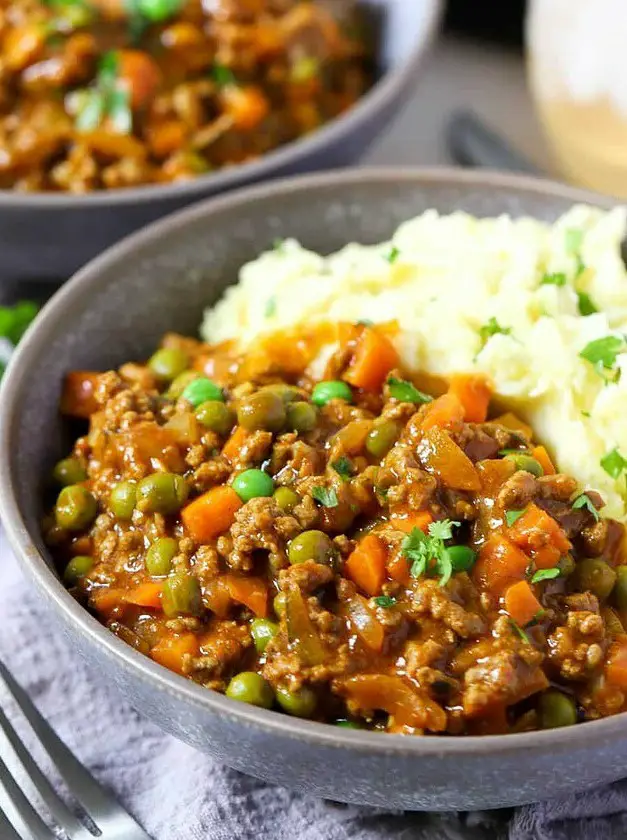 Savoury Mince with Curry