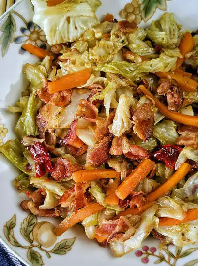 Bacon Cabbage Stir-Fry